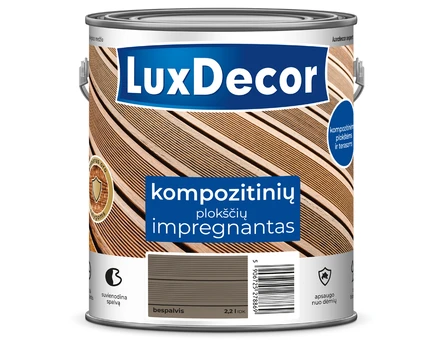 Kompozicinės dangos impregnantas LUXDECOR, 2,2 l, bespalvis