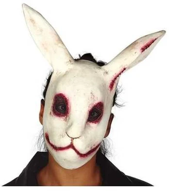 Fiesta Horror Bunny latexmaske