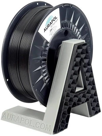 AURAPOL PLA filamentas 1.75mm 1kg - Juodas