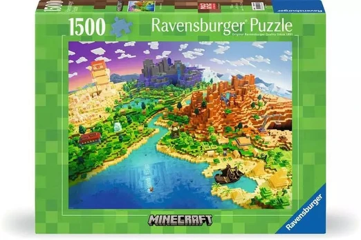 Puzzle 100 pieces Minecraft World