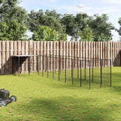 Voljeras šunims, juodos spalvos, 7,26m², plienas kaina
