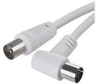 Emos Antenna coaxial cable shielded 10m - angle fork