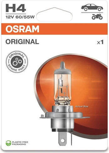 Osram LEMP AUT OSRAM 64193-01B H4 12V P43T