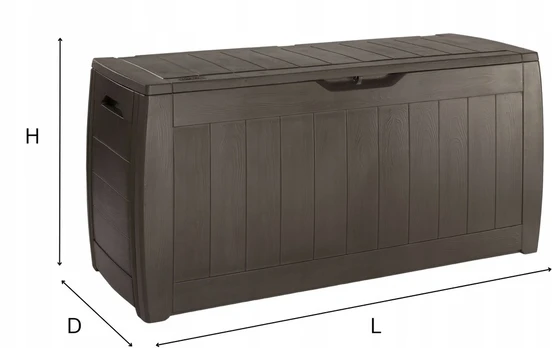 Keter Balcony Box Hollywood Box sodo dėžė balkonui 270l ruda