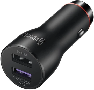 Automobilinis įkroviklis Huawei CP36, 2 x USB, juoda sp., 22.5 W