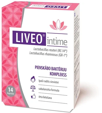 LIVEO intymios higienos kapsulės N14