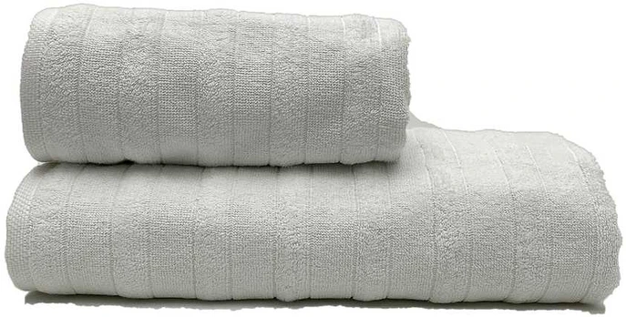 RIPOSO rankšluostis Jacquard baltas 50x90 cm