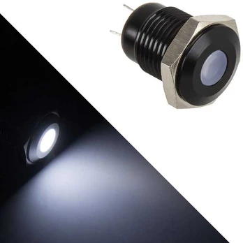 Lamptron Vandalism-proof LED - baltas, juodas housing