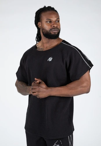 Gorilla Wear Buffalo Old School Workout Top - Black/Gray