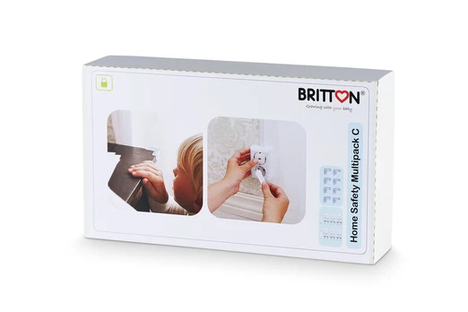 Kampų ir kištukinių lizdų apsaugos Britton Safe Home Multipack C, white