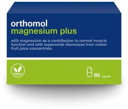 Orthomol Magnio ir pliuso kapsulės N60