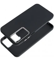 Juodas dėklas Samsung Galaxy S24 FE telefonui "Frame Case"