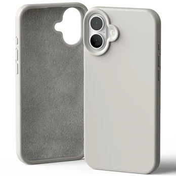 Dėklas Mercury Silicone iPhone 16 Plus 6,7" kamienny|stone