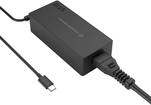 CONCEPTRONIC LadegerĂ¤t 1Port GaN USB-C 65WPD3.0/PPS sw