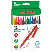 Flomasteriai ALPINO, 12 sp. kaina