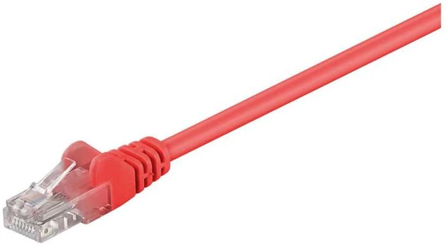 MicroConnect U/UTP CAT5e 7.5M raudonas PVC (B-UTP5075R)