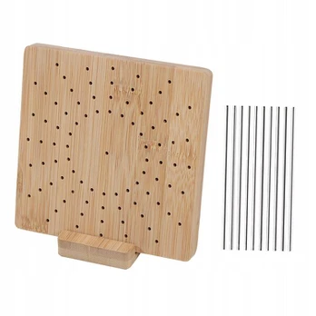 Nėrimo blokavimo lenta Pegboard nėrimui, mezgimo blokavimui 15cmx15cm