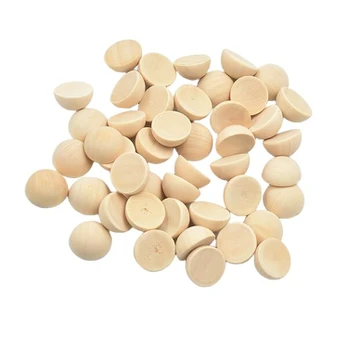 Mediniai karoliukai, 20mm(100pcs)
