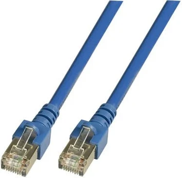 EFB RJ45 Patchkabel SF/UTP, Cat.5e, PVC, CCA, 3m, blau