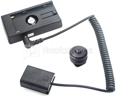 Caruba Sony NP FW50 full decoding Dummy battery + F970 battery gusset (spring cable)