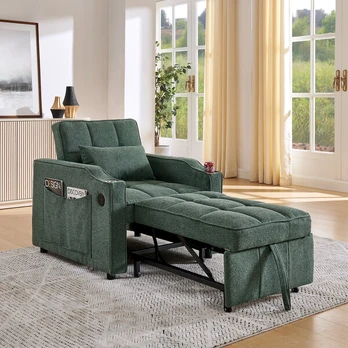 Sofa-lova, USB įkrovimas, slidinėjimo mechanizmas, 1 vnt