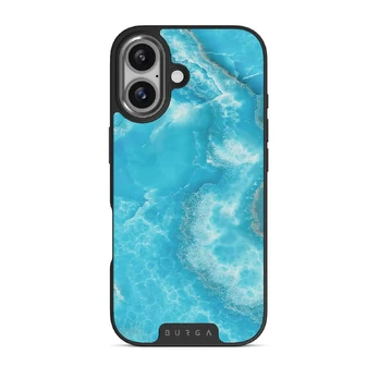 Ocean Waves - Blue iPhone 17 Case, Elite Dark (MagSafe) / Gunmetal