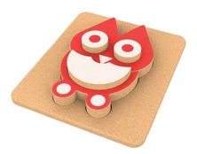 Medinė dėlionė Elou Owl kaina