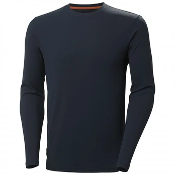 T-shirt Tech long sleeve, navy L, Helly Hansen Workwear