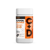 LIVOL EXTRA C+D, 60 tabl. kaina