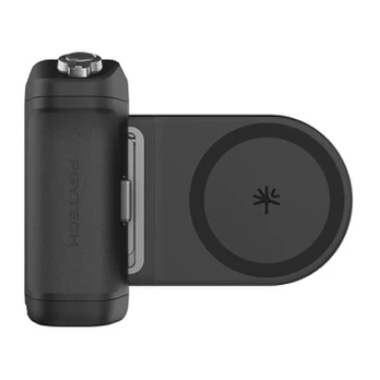 Telefonų laikiklis - PGYTECH MagCam 2 Bluetooth Grip 3000mAh Classic Black