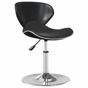 Valgomojo kėdė, juodos spalvos, dirbtinė oda (335110) kaina