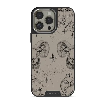 Aries - iPhone 16 Pro Max Case, Elite Dark (MagSafe) / Silver / Nude