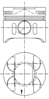 Stūmoklis KOLBENSCHMIDT 41882600
