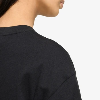 adidas Essentials Boyfriend Black - Dydis M (KR3595 Marškinėliai)