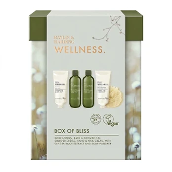 Baylis & Harding Ginger, Lime & Basil Body Care Gift Box, 5pcs