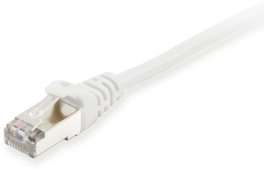 Equip Patchkabel Cat6A S/FTP 2xRJ45 0.50m baltas LSZH