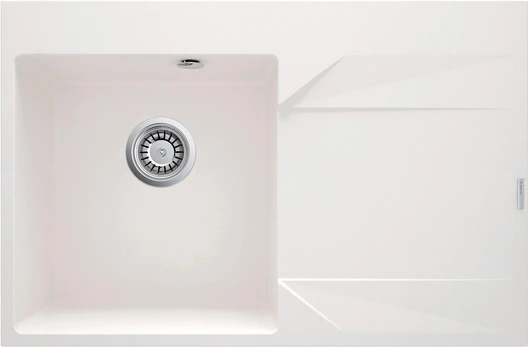1-bowl granite sink with drainer - right