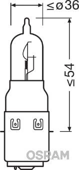 Lemputė, prožektorius ams-OSRAM 64326
