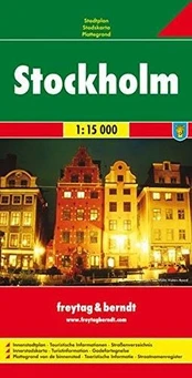 Stokholmas. Miesto planas 1:15 000