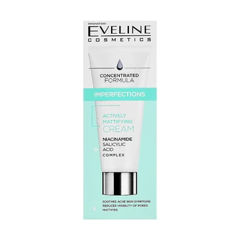 EVELINE IMPERFECTIONS ACTIVELY MATTIFYING veido kremas, 50 ml