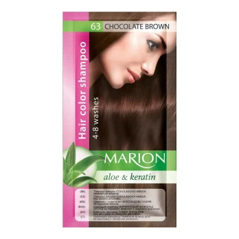 Marion dažantis šampūnas nr. 63 šokoladinė ruda, 40 ml