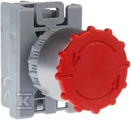 Spamel 22 mm valdymo mygtukas raudonas be savis- return 1R (SP22- B- 01)