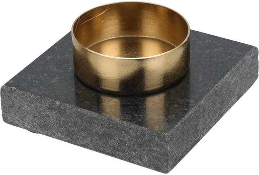 Žvakės laikiklis, granitinis pagrindas, 7 cm