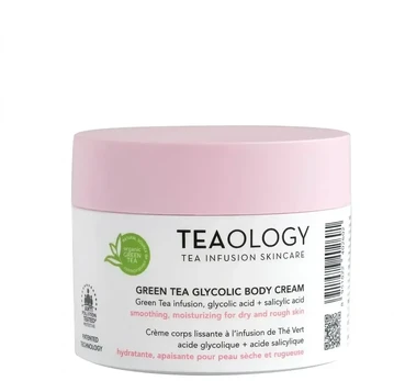 TEAOLOGY Žalias TEA GLYCOLIC BODY CREAM 260 ML
