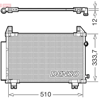 Kondicionieriaus radiatorius DENSO DCN50062