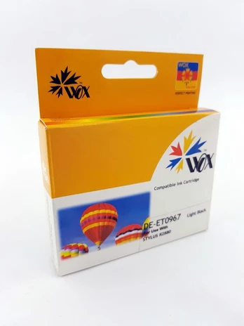 Ink cartridge Wox Light Black EPSON T0967 replacement C13T09674010