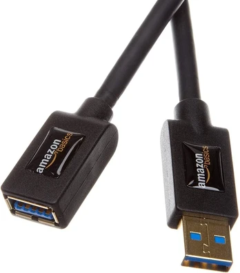 Usb 3.0 prailginimo laidas 3m, A-a jungtis, juodas