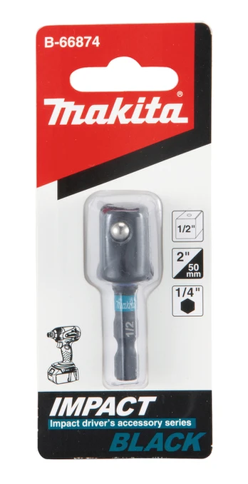 Adapteris Makita 1/4"-1/2", 5 cm