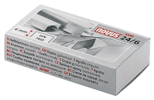 Sąsagėlės  Nr.24/6 SUPER, 1000vnt. NOVUS