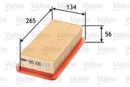 Oro filtras VALEO 585209 kaina